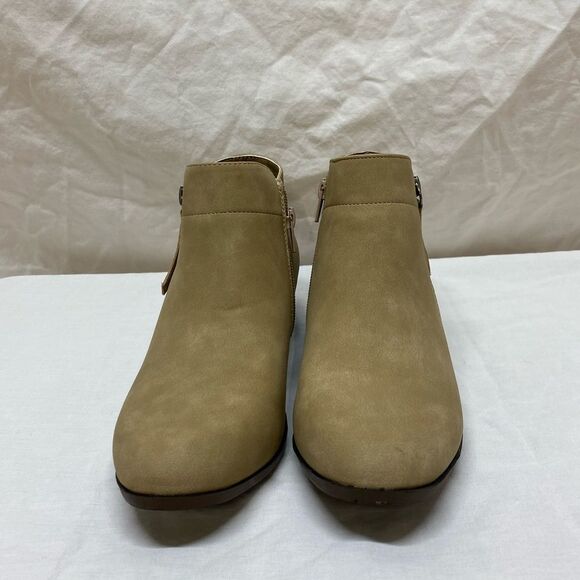 Sam Edelman Petty Packer Putty Leather Ankle Boots Size 5 - Picture 5 of 13